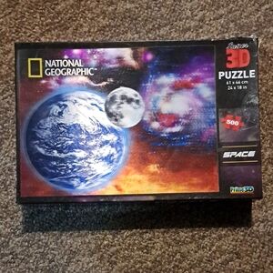 National Geographic Vibrant 3D Space Puzzle